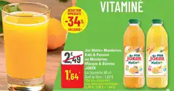 G20 Jus Matin+ Mandarine, Kaki & Passion ou Mandarine, Mangue & Banane JOKER offre