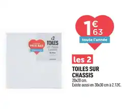 Centrakor Toiles sur chassis 20x20 cm. offre
