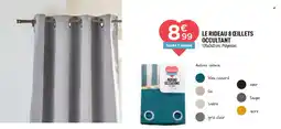 Centrakor Le rideau 8 œillets occultant offre