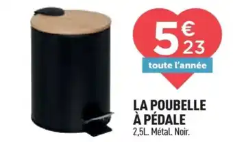 Centrakor La poubelle à pédale offre