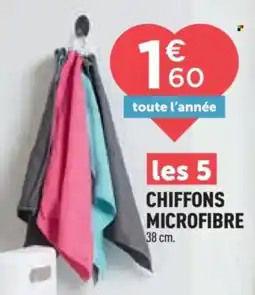 Centrakor Chiffons microfibre offre