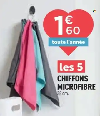 Centrakor Chiffons microfibre offre