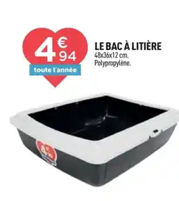 Centrakor Le bac à litière offre