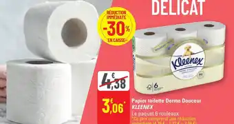 G20 KLEENEX Papier toilette Dermo Douceur offre