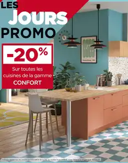 Gedimat CONFORT -20% sur toutes les cuisines de la gamme Confort offre