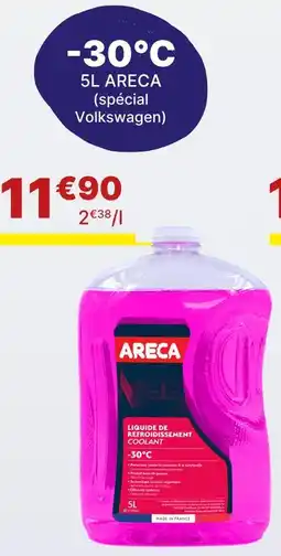 Carter-Cash ARECA -30°C 5L ARECA (spécial Volkswagen) offre
