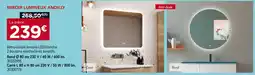 Gedimat Miroir lumineux Andilly Rond offre