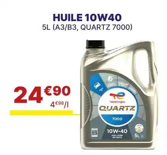 Carter-Cash Huile 10W40 offre