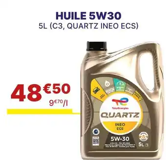 Carter-Cash C3, QUARTZ INEO ECS Huile 5w30 offre