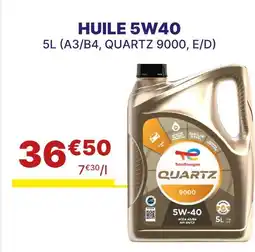 Carter-Cash Huile 5W40 offre
