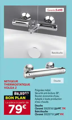 Gedimat Mitigeur Thermostatique Volga 2 offre