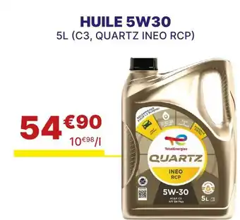 Carter-Cash QUARTZ Huile 5W30 offre