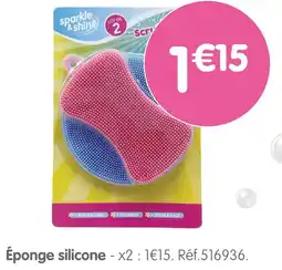 b&m sparkle & shine Éponge silicone offre