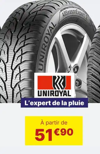 Carter-Cash UNIROYAL L’expert de la pluie offre