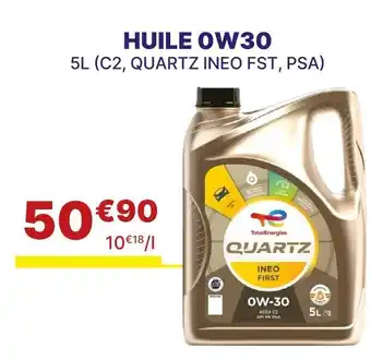 Carter-Cash QUARTZ Huile 0W30 offre