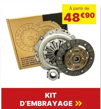 Carter-Cash Kit d'embrayage offre