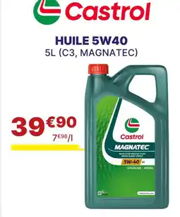 Carter-Cash CASTROL Huile 5W40 offre