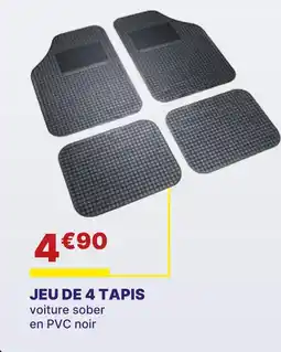 Carter-Cash JEU DE 4 TAPIS offre