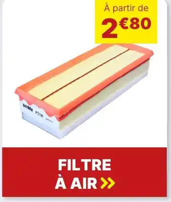 Carter-Cash Filtre à air offre