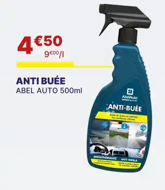 Carter-Cash ABEL AUTO ANTI BUÉE 500ml offre