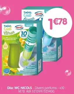 b&m Disc WC NICOLS offre