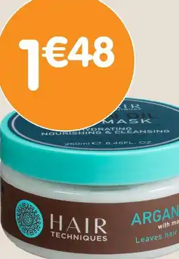 b&m Masque à l'huile d'argan hair techniques offre