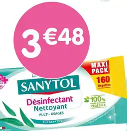 b&m SANYTOL Lingettes désinfectantes offre