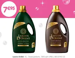 b&m JARDIND'ORIENT Lessive DUBAI offre