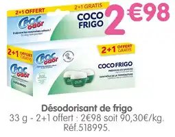 b&m CROC'ODOR Désodorisant de frigo offre
