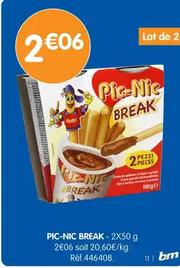 b&m PIC-NIC BREAK - 2X50 g offre