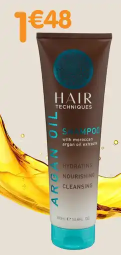 b&m Hair Techniques Shampoing à l'huile d'argan offre