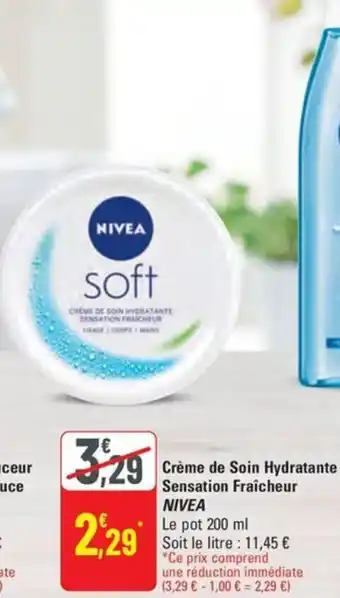 G20 NIVEA Crème de soin hydratante sensation fraîcheur offre