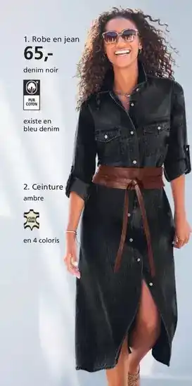 Helline Robe en jean offre