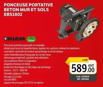 La vie - ponceuse portative ebs1802