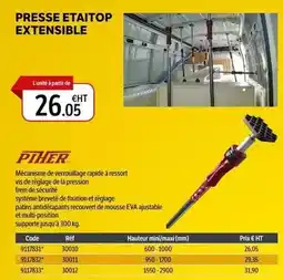 DomPro Presse etaitop extensible offre