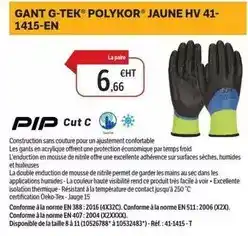 DomPro Facile - gant g-tek polykor hv 41- 1415-en offre