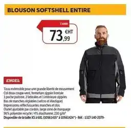DomPro Xs - blouson softshell entire offre