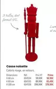 Retif Prime - casse noisette offre