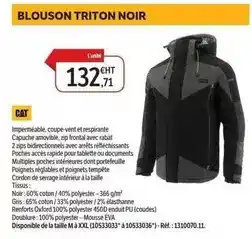 DomPro Oxford - blouson triton noir offre