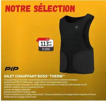 DomPro Gilet chauffant boss therm offre