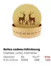 Retif Prime - boîtes cadeau edimbourg offre