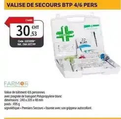 DomPro Far - valise de secours btp 4/6 pers offre