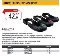 DomPro Lemaitre - lemaître surchaussure visiteur offre