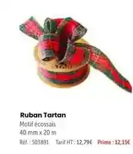 Retif Prime - ruban tartan offre