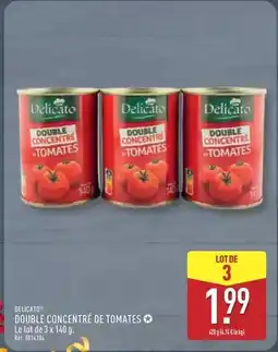ALDI Double concentré de tomates offre