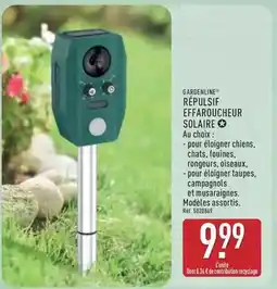 ALDI Répulsif effaroucheur solaire offre
