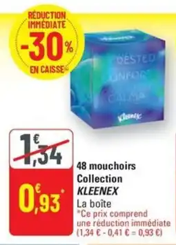 G20 KLEENEX 48 mouchoirs Collection offre