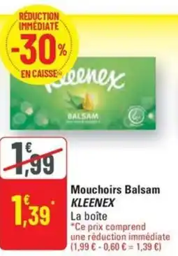G20 KLEENEX Mouchoirs Balsam offre