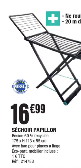 La Foir'Fouille Séchoir papillon offre