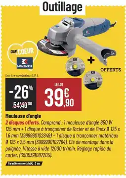 Bricorama Meuleuse d'angle offre